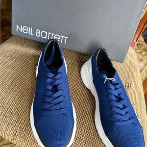 Neil Barrett Navy Blue Men's Sneakers